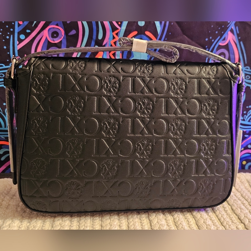 CXL By Christian Lacroix Clara Embossed Logo Shoulder Bag - Picture 4 of 12